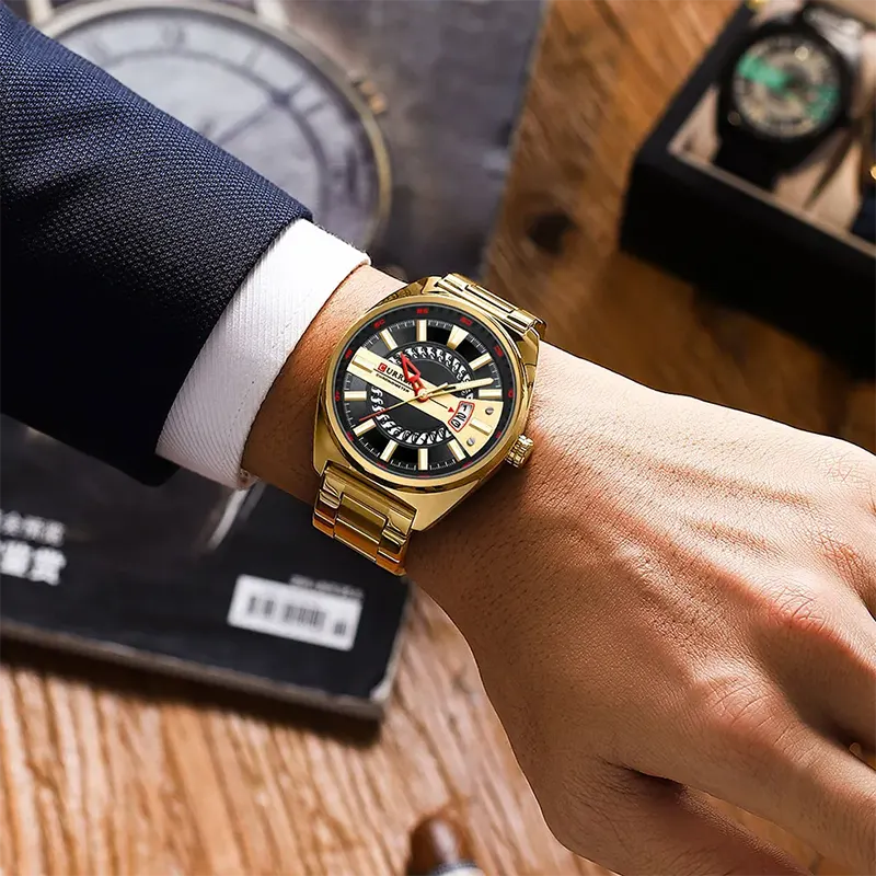 Curren Most Luxurious Black Dial Men’s Watch | 8403